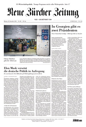 Neue Zürcher Zeitung