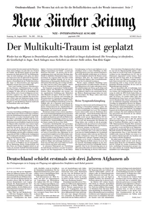 Neue Zürcher Zeitung International - ePaper