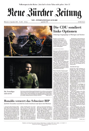 Neue Zürcher Zeitung International - ePaper