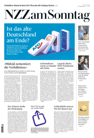 Neue Zürcher Zeitung am Sonntag