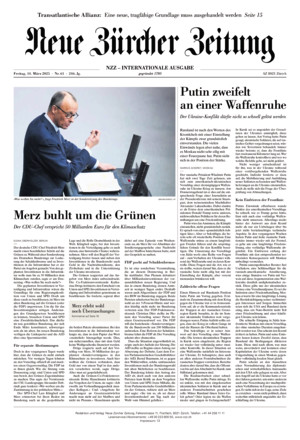 Neue Zürcher Zeitung International - ePaper