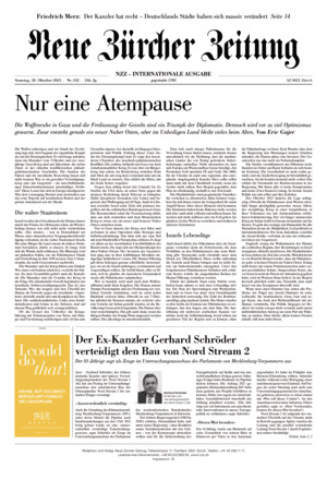 Neue Zürcher Zeitung International