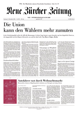 Neue Zürcher Zeitung International