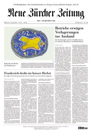 Neue Zürcher Zeitung
