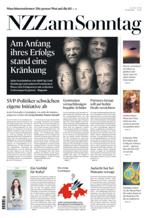 Neue Zürcher Zeitung am Sonntag