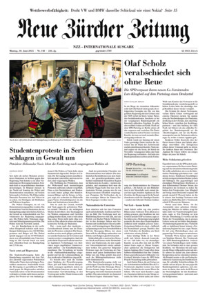 Neue Zürcher Zeitung International