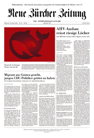 Neue Zürcher Zeitung International