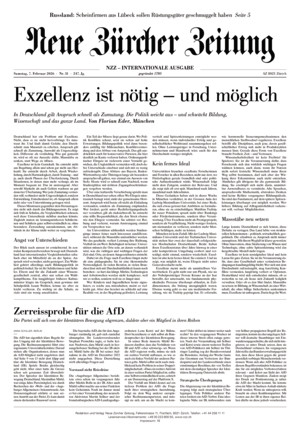 Neue Zürcher Zeitung International