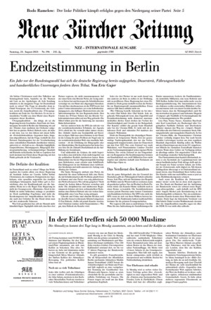 Neue Zürcher Zeitung International - ePaper