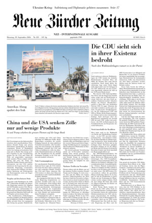 Neue Zürcher Zeitung International