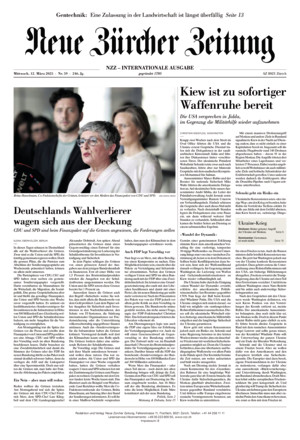 Neue Zürcher Zeitung International