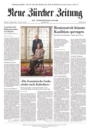 Neue Zürcher Zeitung International - ePaper