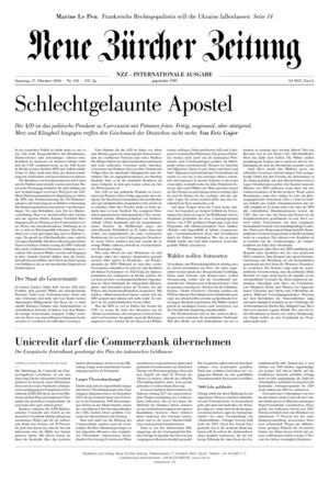 Neue Zürcher Zeitung International
