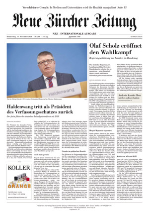 Neue Zürcher Zeitung International