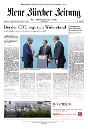 Neue Zürcher Zeitung International - ePaper