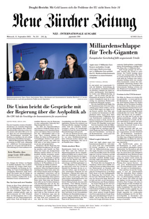 Neue Zürcher Zeitung International - ePaper