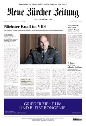 Neue Zürcher Zeitung - ePaper