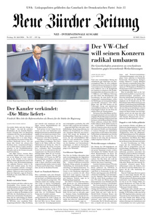 Neue Zürcher Zeitung International