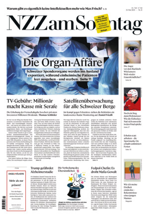 Neue Zürcher Zeitung am Sonntag