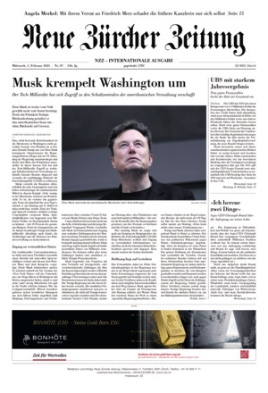 Neue Zürcher Zeitung International