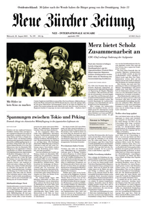 Neue Zürcher Zeitung International - ePaper