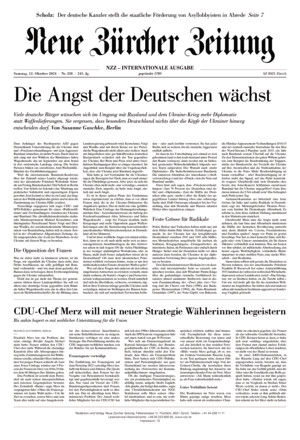 Neue Zürcher Zeitung International - ePaper