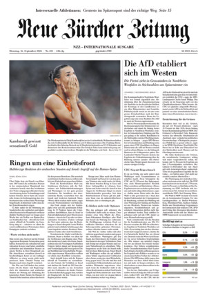 Neue Zürcher Zeitung International