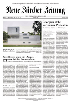 Neue Zürcher Zeitung International