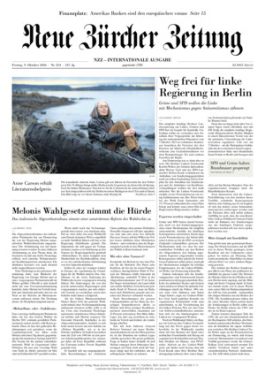 Neue Zürcher Zeitung International