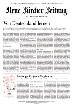 Neue Zürcher Zeitung International