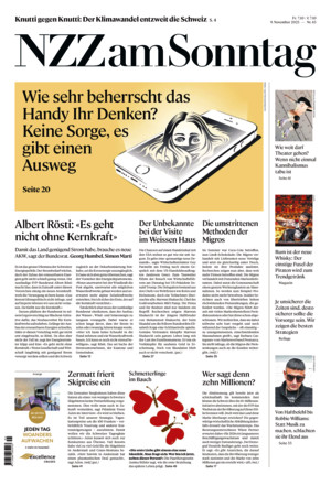 Neue Zürcher Zeitung am Sonntag