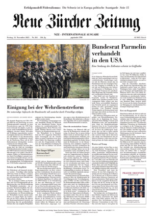Neue Zürcher Zeitung International