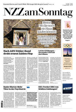 Neue Zürcher Zeitung am Sonntag - ePaper