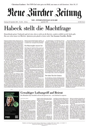 Neue Zürcher Zeitung International - ePaper