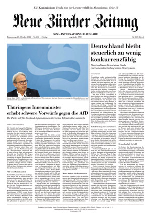 Neue Zürcher Zeitung International