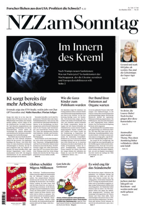 Neue Zürcher Zeitung am Sonntag