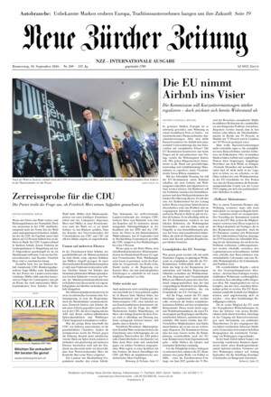 Neue Zürcher Zeitung International