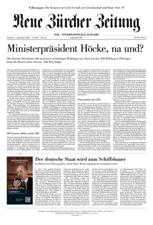 Neue Zürcher Zeitung International - ePaper