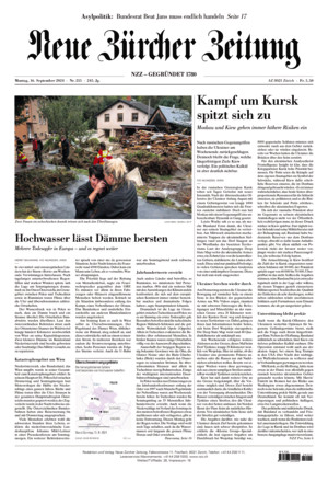 Neue Zürcher Zeitung - ePaper