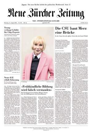Neue Zürcher Zeitung International