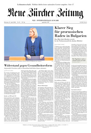 Neue Zürcher Zeitung International