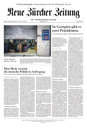 Neue Zürcher Zeitung International