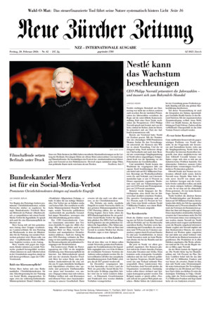 Neue Zürcher Zeitung International