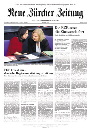 Neue Zürcher Zeitung International - ePaper