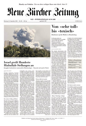 Neue Zürcher Zeitung International