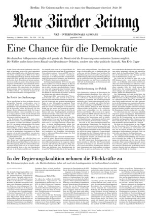 Neue Zürcher Zeitung International
