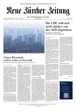 Neue Zürcher Zeitung International