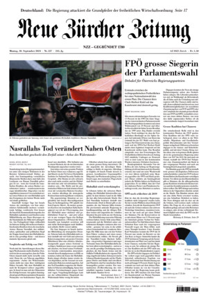 Neue Zürcher Zeitung - ePaper