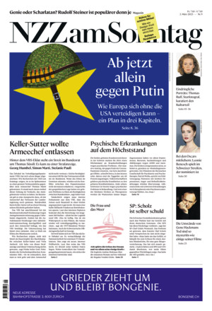 Neue Zürcher Zeitung am Sonntag