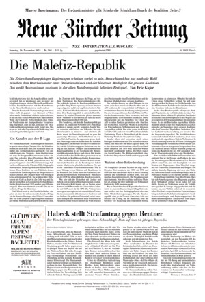 Neue Zürcher Zeitung International